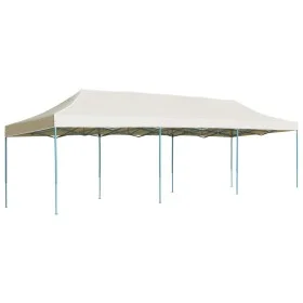 Cream folding pop-up party tent 3x9 m by vidaXL, Tents and gazebos - Ref: Foro24-44974, Price: 308,33 €, Discount: %