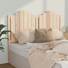 Cabecero de cama madera maciza de pino 141x4x110 cm de , Cabeceros y pies de cama - Ref: Foro24-818465, Precio: 69,90 €, Desc...