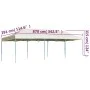 Cream folding pop-up party tent 3x9 m by vidaXL, Tents and gazebos - Ref: Foro24-44974, Price: 308,33 €, Discount: %