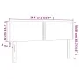 Kopfteile 2 Einheiten dunkelblauer Samt 72x5x78/88 cm von , Kopf- und Fußteile - Ref: Foro24-345942, Preis: 54,24 €, Rabatt: %