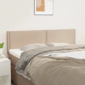 Headboards 2 units cappuccino synthetic leather 72x5x78/88 cm by , Headboards and footboards - Ref: Foro24-345937, Price: 57,...