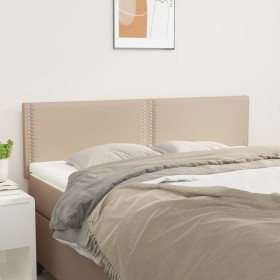 Kopfteile 2 Einheiten Cappuccino-Kunstleder 72x5x78/88 cm von , Kopf- und Fußteile - Ref: Foro24-345937, Preis: 46,83 €, Raba...