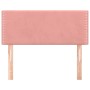 Rosa Samtkopfteil 100x5x78/88 cm von , Kopf- und Fußteile - Ref: Foro24-345923, Preis: 41,50 €, Rabatt: %