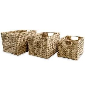Water Hyacinth Storage Basket Set 3 Pcs by vidaXL, Storage baskets - Ref: Foro24-245490, Price: 55,76 €, Discount: %