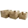 Water Hyacinth Storage Basket Set 3 Pcs by vidaXL, Storage baskets - Ref: Foro24-245490, Price: 55,71 €, Discount: %