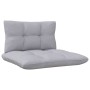6-teiliges Gartenmöbel-Set und Kissen Zirbenholz grau von , Gartensets - Ref: Foro24-3096111, Preis: 490,72 €, Rabatt: %