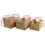 Wasserhyazinthen-Aufbewahrungskorb-Set 3-tlg von vidaXL, Aufbewahrungskörbe - Ref: Foro24-245490, Preis: 56,89 €, Rabatt: %