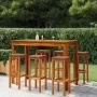 Barhocker für die Küche 6 Einheiten aus massivem Akazienholz von , Gartenstühle - Ref: Foro24-3115990, Preis: 270,69 €, Rabat...