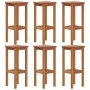 Barhocker für die Küche 6 Einheiten aus massivem Akazienholz von , Gartenstühle - Ref: Foro24-3115990, Preis: 270,69 €, Rabat...