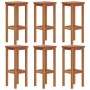 Barhocker für die Küche 6 Einheiten aus massivem Akazienholz von , Gartenstühle - Ref: Foro24-3115990, Preis: 283,09 €, Rabat...