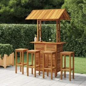 Garden bar furniture set 5 pieces solid acacia wood by , Garden sets - Ref: Foro24-3116009, Price: 530,22 €, Discount: %