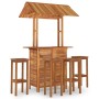 Gartenbar-Möbelset 5-tlg. massives Akazienholz von , Gartensets - Ref: Foro24-3116009, Preis: 588,31 €, Rabatt: %
