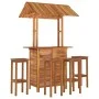 Garden bar furniture set 5 pieces solid acacia wood by , Garden sets - Ref: Foro24-3116009, Price: 530,22 €, Discount: %