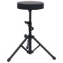 Black Round Adjustable Drum Stool by vidaXL, Benches and stools - Ref: Foro24-70092, Price: 35,70 €, Discount: %