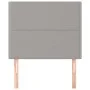 Headboards 2 units of light gray fabric 80x5x78/88 cm by , Headboards and footboards - Ref: Foro24-3116166, Price: 44,81 €, D...