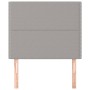 Kopfteile 2 Einheiten aus hellgrauem Stoff 80x5x78/88 cm von , Kopf- und Fußteile - Ref: Foro24-3116166, Preis: 45,57 €, Raba...