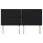 Headboards 4 units of black fabric 90x5x78/88 cm by , Headboards and footboards - Ref: Foro24-3116208, Price: 86,85 €, Discou...