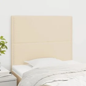 Kopfteile 2 Einheiten aus cremefarbenem Stoff 100x5x78/88 cm von , Kopf- und Fußteile - Ref: Foro24-3116187, Preis: 49,62 €, ...