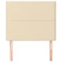 Headboards 2 units of cream-colored fabric 100x5x78/88 cm by , Headboards and footboards - Ref: Foro24-3116187, Price: 49,62 ...