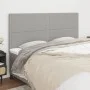 Headboards 4 units of light gray fabric 80x5x78/88 cm by , Headboards and footboards - Ref: Foro24-3116198, Price: 82,70 €, D...