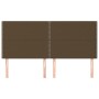 Kopfteile 4 Einheiten aus dunkelbraunem Stoff 80x5x78/88 cm von , Kopf- und Fußteile - Ref: Foro24-3116201, Preis: 82,96 €, R...