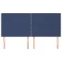 Cabeceros 4 unidades de tela azul 100x5x78/88 cm de , Cabeceros y pies de cama - Ref: Foro24-3116220, Precio: 91,06 €, Descue...