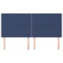 Headboards 4 units of blue fabric 100x5x78/88 cm by , Headboards and footboards - Ref: Foro24-3116220, Price: 92,17 €, Discou...