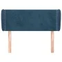 Cabecero de terciopelo azul oscuro 103x23x78/88 cm de , Cabeceros y pies de cama - Ref: Foro24-3117050, Precio: 56,36 €, Desc...