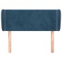 Dunkelblaues Samtkopfteil 103x23x78/88 cm von , Kopf- und Fußteile - Ref: Foro24-3117050, Preis: 57,83 €, Rabatt: %