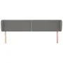 Kopfteil aus dunkelgrauem Stoff, 183 x 23 x 78/88 cm von , Kopf- und Fußteile - Ref: Foro24-3117019, Preis: 62,18 €, Rabatt: %
