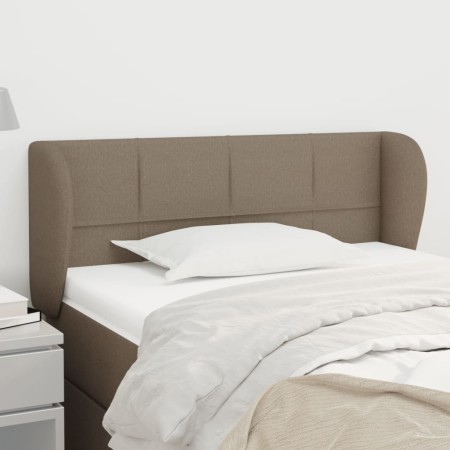 Kopfteil aus taupegrauem Stoff, 83 x 23 x 78/88 cm von , Kopf- und Fußteile - Ref: Foro24-3117122, Preis: 44,42 €, Rabatt: %