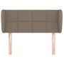 Kopfteil aus taupegrauem Stoff, 83 x 23 x 78/88 cm von , Kopf- und Fußteile - Ref: Foro24-3117122, Preis: 44,42 €, Rabatt: %