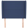Kopfteil mit blauen Stoffohren 93x23x118/128 cm von , Kopf- und Fußteile - Ref: Foro24-3117804, Preis: 64,02 €, Rabatt: %