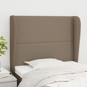 Headboard with ears in taupe gray fabric 83x23x118/128 cm by , Headboards and footboards - Ref: Foro24-3117794, Price: 70,65 ...