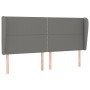 Kopfteil mit dunkelgrauen Stoffohren 183x23x118/128 cm von , Kopf- und Fußteile - Ref: Foro24-3117831, Preis: 105,72 €, Rabat...