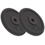 Gusseisen-Hantelscheiben 2 Stück 2x10 kg von vidaXL, freies Gewicht - Ref: Foro24-91394, Preis: 88,38 €, Rabatt: %