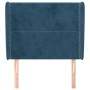 Kopfteil mit dunkelblauen Samtohren 83x23x118/128 cm von , Kopf- und Fußteile - Ref: Foro24-3117850, Preis: 85,27 €, Rabatt: %