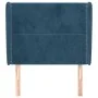 Kopfteil mit dunkelblauen Samtohren 83x23x118/128 cm von , Kopf- und Fußteile - Ref: Foro24-3117850, Preis: 82,91 €, Rabatt: %