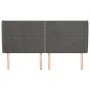 Kopfteil mit dunkelgrauen Samtohren 163x23x118/128 cm von , Kopf- und Fußteile - Ref: Foro24-3117871, Preis: 116,11 €, Rabatt: %