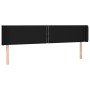 Kopfteil aus schwarzem Stoff, 183 x 16 x 78/88 cm von , Kopf- und Fußteile - Ref: Foro24-3118644, Preis: 55,50 €, Rabatt: %