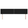 Black fabric headboard 183x16x78/88 cm by , Headboards and footboards - Ref: Foro24-3118644, Price: 54,83 €, Discount: %