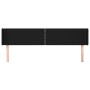 Kopfteil aus schwarzem Stoff, 183 x 16 x 78/88 cm von , Kopf- und Fußteile - Ref: Foro24-3118644, Preis: 55,50 €, Rabatt: %