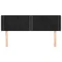 Cabecero de terciopelo negro 147x16x78/88 cm de , Cabeceros y pies de cama - Ref: Foro24-3118678, Precio: 63,63 €, Descuento: %