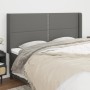 Kopfteil mit dunkelgrauen Stoffohren 183x16x118/128 cm von , Kopf- und Fußteile - Ref: Foro24-3119455, Preis: 101,36 €, Rabat...