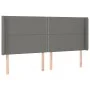 Kopfteil mit dunkelgrauen Stoffohren 183x16x118/128 cm von , Kopf- und Fußteile - Ref: Foro24-3119455, Preis: 99,73 €, Rabatt: %