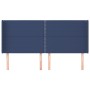 Headboard with blue fabric ears 183x16x118/128 cm by , Headboards and footboards - Ref: Foro24-3119460, Price: 100,78 €, Disc...