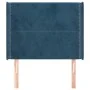 Kopfteil mit dunkelblauen Samtohren 83x16x118/128 cm von , Kopf- und Fußteile - Ref: Foro24-3119474, Preis: 74,79 €, Rabatt: %