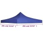 Zeltdach für Feiern 3x3 m blau von vidaXL, Abdeckungen für Zelte und Pavillons - Ref: Foro24-44984, Preis: 37,51 €, Rabatt: %