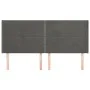 Kopfteil mit dunkelgrauen Samtohren 163x16x118/128 cm von , Kopf- und Fußteile - Ref: Foro24-3119495, Preis: 113,70 €, Rabatt: %