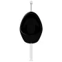 Wandurinal mit schwarzem Keramik-Spülventil von vidaXL, Urinale - Ref: Foro24-143992, Preis: 131,72 €, Rabatt: %